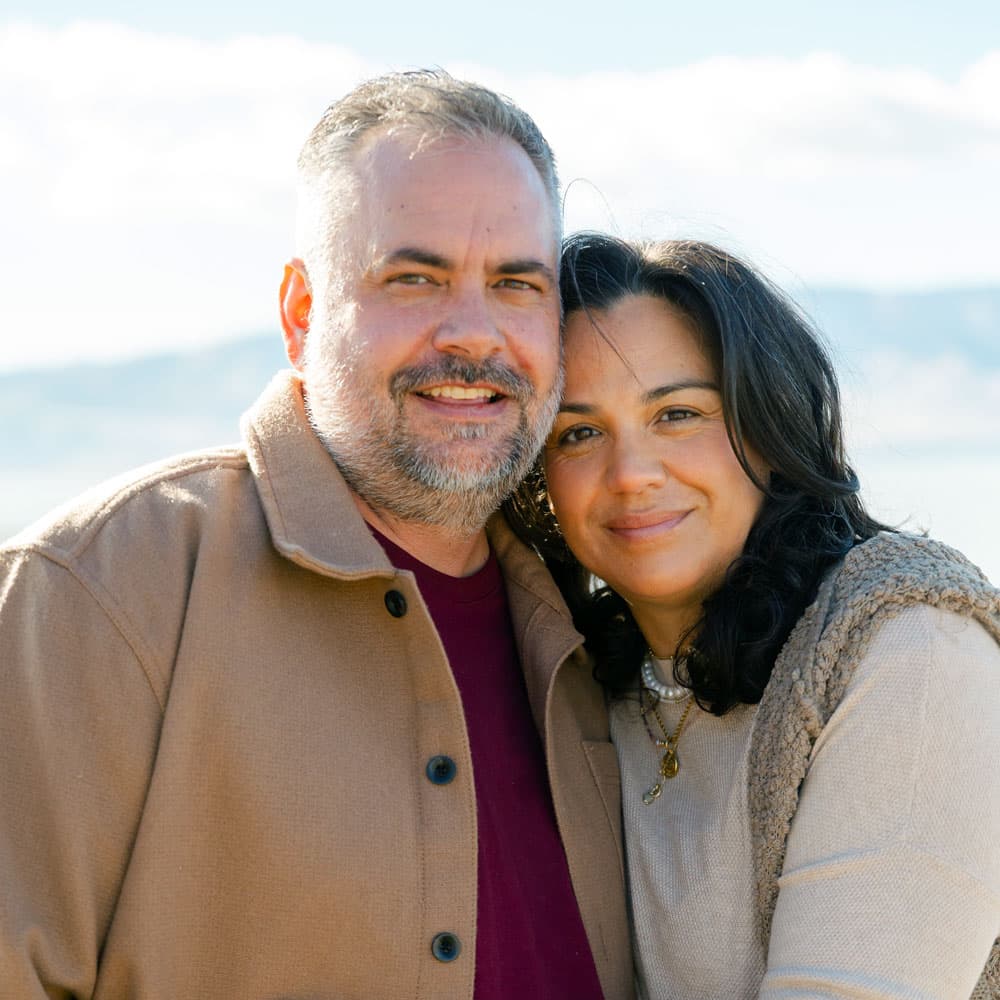 Justin and Paola, the couple behind Snarky Tiles
